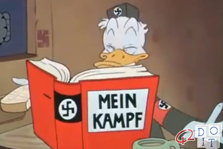 Donald Duck der Nazi, ein original Walt Disney aus dem Jahre 1943