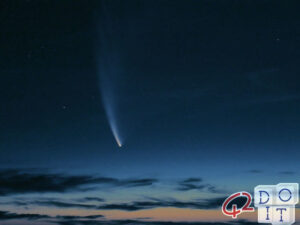 estrela do cometa chega ao natal