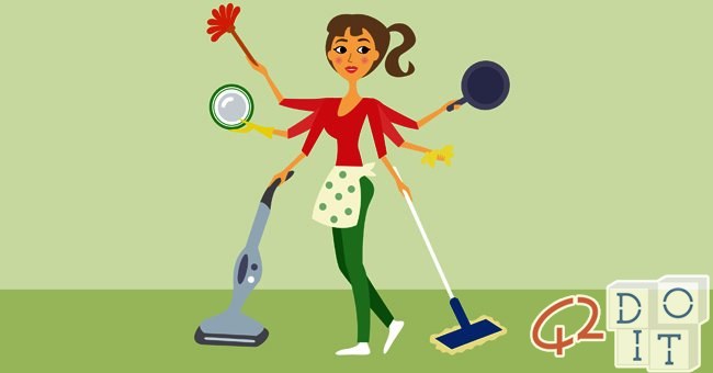 Cleaning the house too often is not good