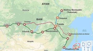 Вечная мерзлота Экспресс, новая железнодорожная линия в самый холодный город в мире