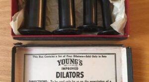 Dr. Young's Rectal Dilators: medical devices used until the 1940s