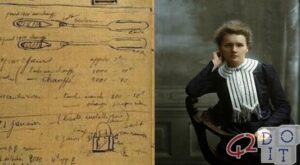 Marie, Curie, Marie Curie, radioactivity, notebook, diary, Maria Skłodowska, Polonium, radioactive, physics, chemistry, Nobel, Nobel prize winner,