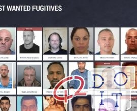 most wanted fugitives, publisced by Europol, among them 11 women