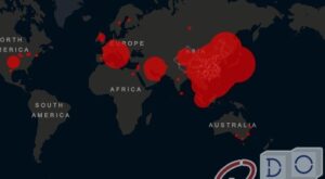 Spread of the coronavirus in the world, real-time map