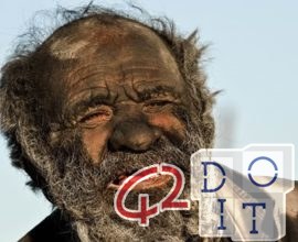 The dirtiest man in the world: he hasn’t washed for 60 years