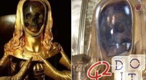 skull, Mary Magdalene, relic, mysterious, smell, roses, perfume, skin, intact,