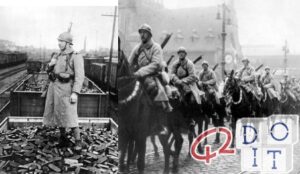 Okupacja, francuski, Ruhr, 1923 r,