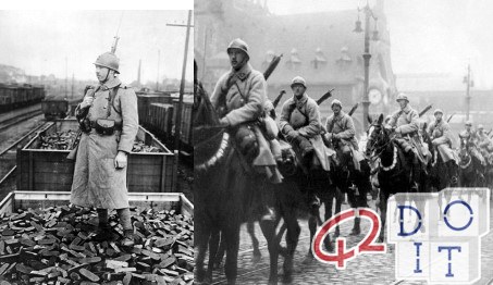 Okupacja, francuski, Ruhr, 1923 r,