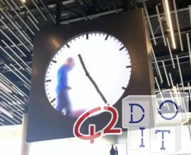 Amsterdam, airport, human, clock, artist, Maarten Baas,