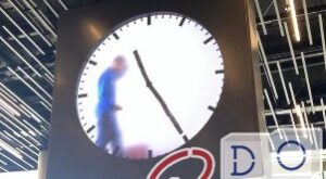 Amsterdam, airport, human, clock, artist, Maarten Baas,